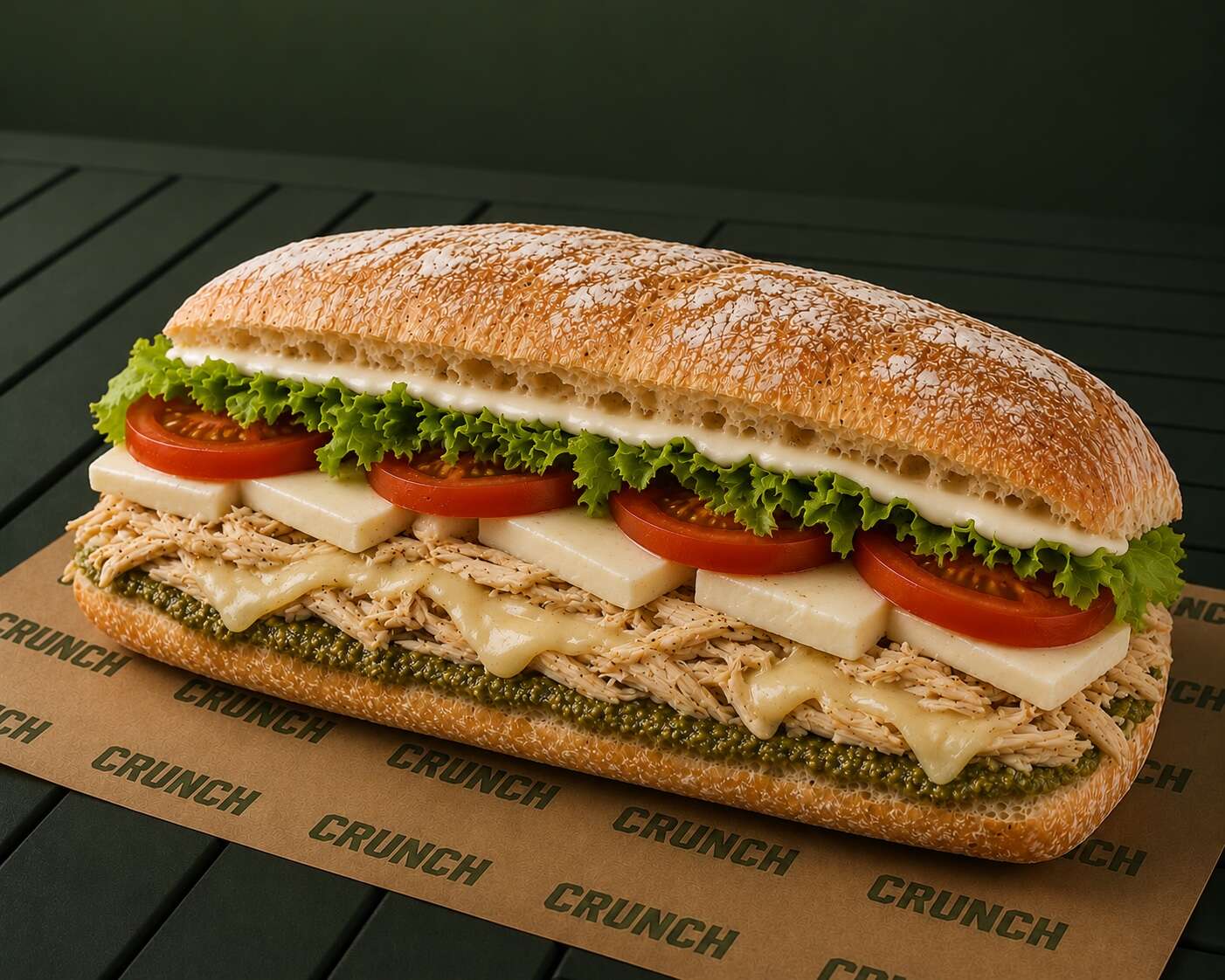Tavuklu Pesto Sandviç / Tost
